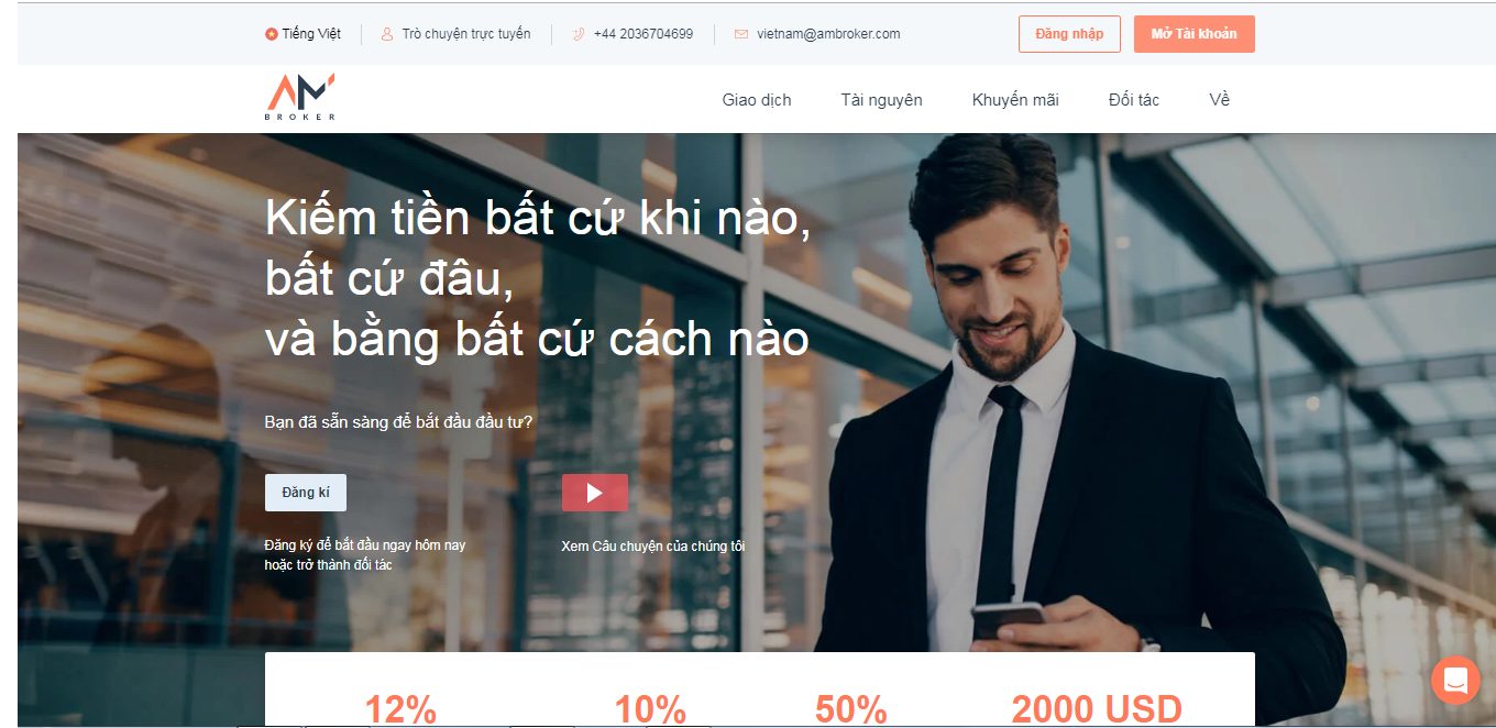 Đánh giá sàn AM Broker mới nhất 2021