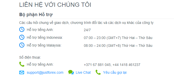 Đánh giá sàn JustForex mới nhất