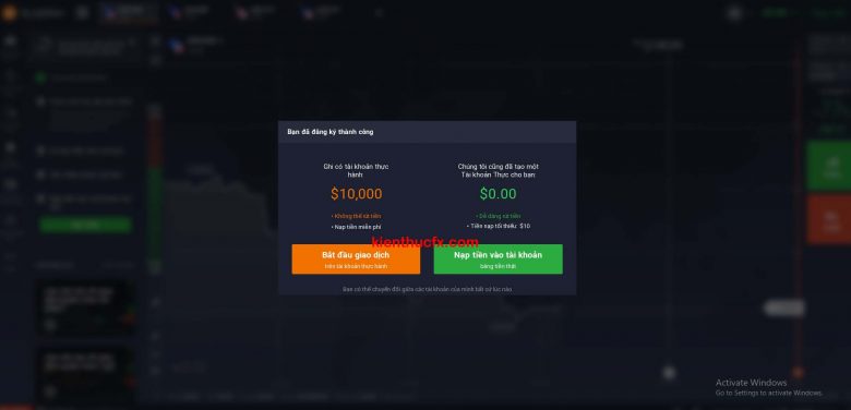 Hướng dẫn mở tài khoản sàn IQ Option