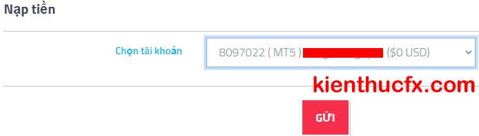 Hướng dẫn nạp tiền sàn FP Markets