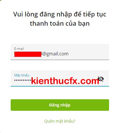 Hướng dẫn nạp tiền sàn FP Markets