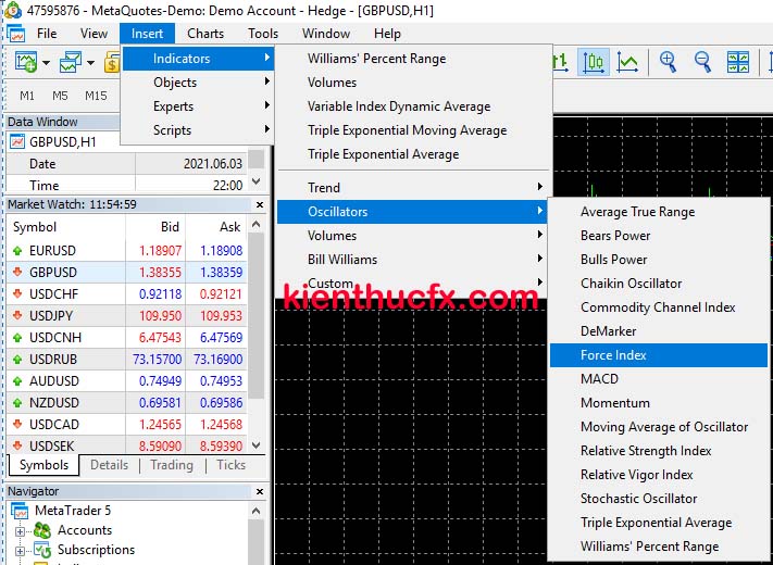 Hướng dẫn sử dụng MT5