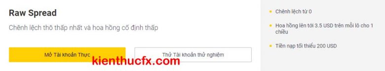 Tài khoản sàn Exness