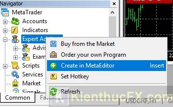 Cách tạo 1 con Robot Forex