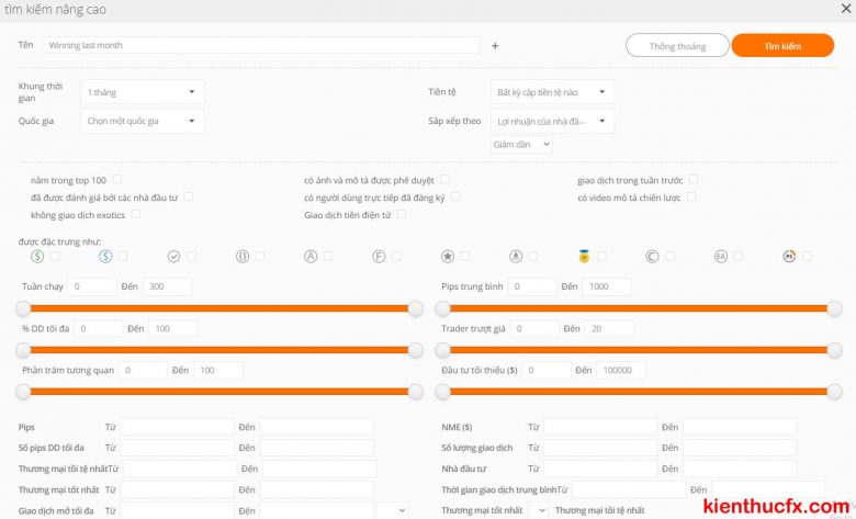 Cách chọn nhà cung cấp tín hiệu trên Zulutrade