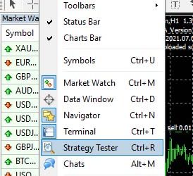 Hướng dẫn Backtest EA trên MT4