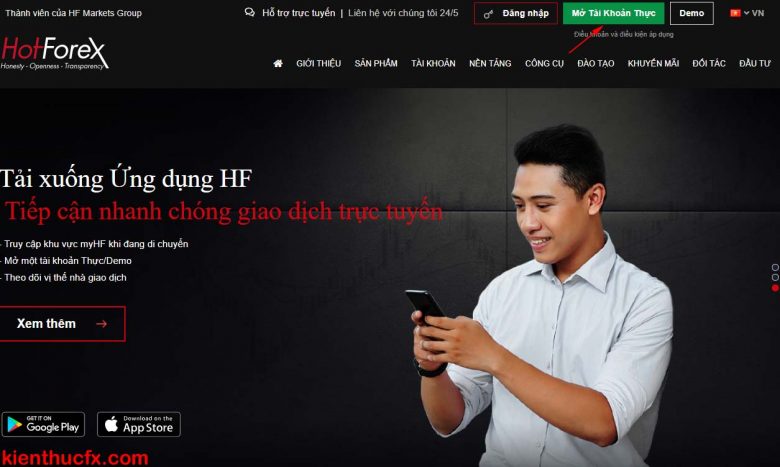 Hướng dẫn mở tài khoản sàn HotForex