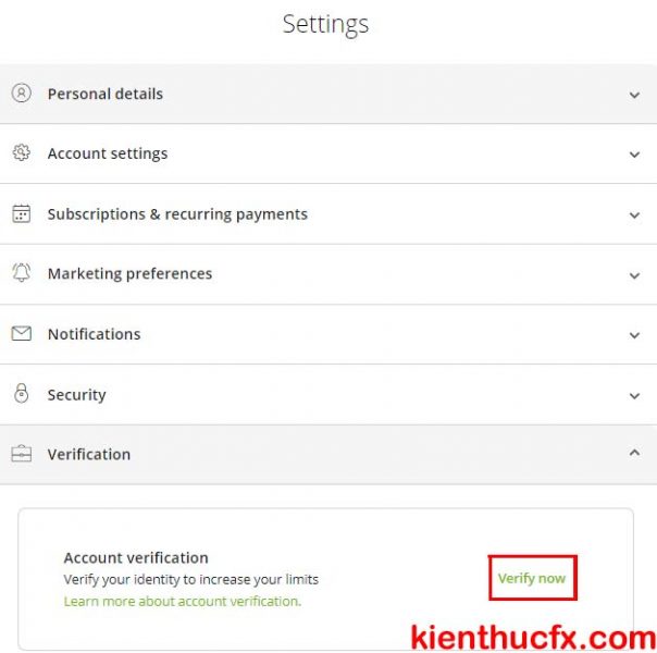 Hướng dẫn mở tài khoản ví điện tử Neteller