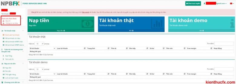 Hướng dẫn mở tài khoản sàn NPBFX