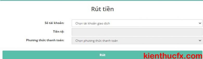 Hướng dẫn rút tiền sàn NPBFX