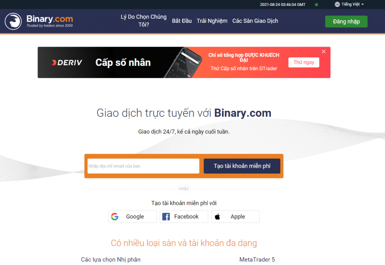 Quyền chọn nhị phân là gì?